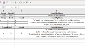 Excel - İsteğe Özel Formül Oluşturma