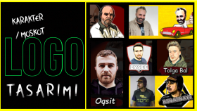 Karikatür logo tasarımlarım