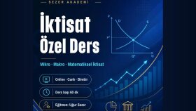 online iktisat özel dersi veririm