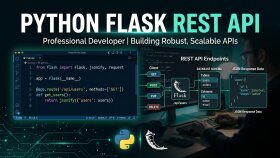 Python ile Flask REST API ve otomasyon geliştiririm
