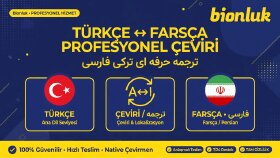 Farsça Türkçe çeviri yaparım