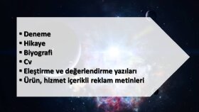 düzgün ve sade bir Türkçe ile metin yazabilirim