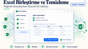 Excel Birleştirme ve Temizleme | Konsept Tasarım