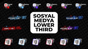 Ben, sosyal medya lower third hazırlayabilirim