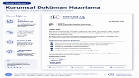Kurumsal Doküman Hazırlama ve Belge Düzenleme Örnekleri