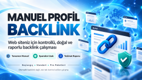 web siteniz için manuel, kontrollü backlink  sağlayabilirim