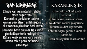 Gölge Mesaisi: Rap Lirikleri ve Karanlığın Şiirleri