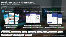 iOS & Android Mobil Uygulama Geliştirme Portfolyosu