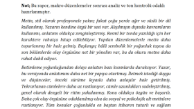 Hikâye Analizi ve Değerlendirmesi