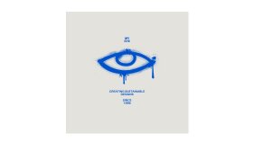 Blue and Beige Simple Minimalist Eye Brand Logo Çalışması.