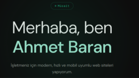 modern ve mobil uyumlu web siteleri geliştiririm