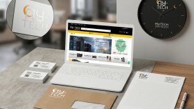 Ay-Tech - Teknoloji Markası Kurumsal Kimliği