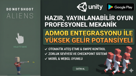 AdMob reklamlı Uzaylıdan kaçış: hyper-casual oyun yaparım