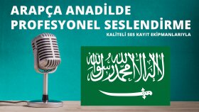 arapça profesyonel seslendirme yaparım
