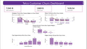  Telco Müşteri Kaybı (Churn) Analizi