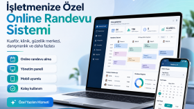 işletmenize online randevu ve rezervasyon sistemi yaparım