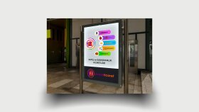 Ofis kapı giydirme tasarımı ve mockup çalışması