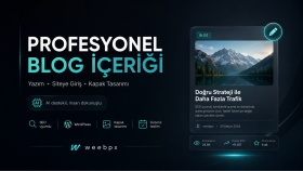 web siteniz için blog içerikleri hazırlarım