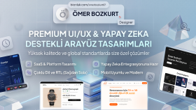 global standartlarda, premium web UI/UX tasarımı yaparım