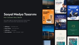 Sosyal Medya Tasarımı – Post, Carousel, Story & Banner