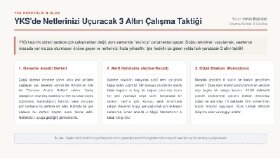 YKS ve ÖSYM Sınavları İçin Örnek Blog / Rehberlik Yazısın