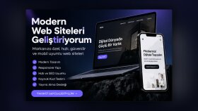 markanıza özel modern web siteleri geliştiririm