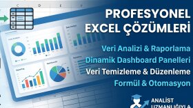 profesyonel excel raporlama ve veri temizleme yaparım