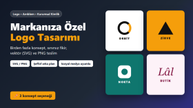 markanıza özel modern ve minimalist logo tasarımı yaparım