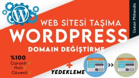wordpress sitenizi farklı sunucu ve domaine taşıyabilirim