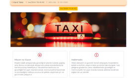 Statik Taksi Web Sayfası