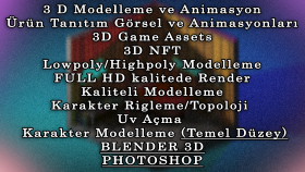 Blender ile 3D modelleme & animasyon yapabilirim