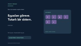 JavaScript oyun envanteri ve görev modülü