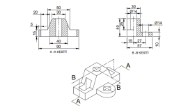 AutoCAD görünüş/perspektif çiziyorum