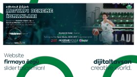 Bursaspor altyapı deneme idmanları website slider çalışması