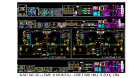 ZetaCAD ve AutoCAD ile mekanik tesisat projesi çizebilirim