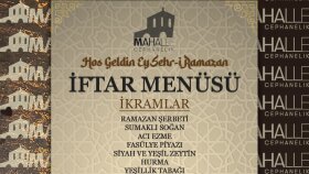 Cephanelik Restoran için Ramazan Özel Menü Tasarımları