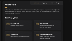 isteğinize özel yapıda web sitesi yaparım