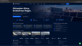 Atlas Enerji – Kurumsal Web Sitesi ve Panel