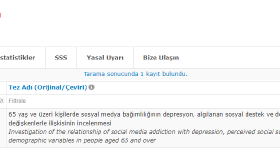 Yüksek Lisans Tezi