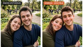 Çift Portresi – Fotoğraftan 3D Çizgi Film Karakterlere