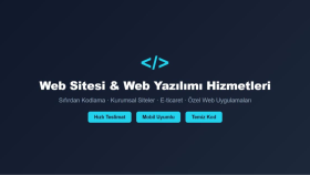 web sitenizi sıfırdan kodlayıp teslim ederim