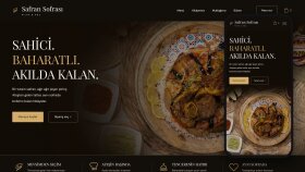 Restoran sitesi · Safran Sofrası