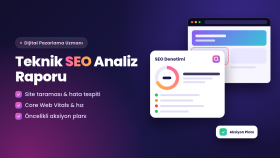detaylı teknik SEO analizi ve site denetim raporu hazırlarım