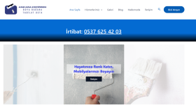 Kurumsal Boyacılık Web Sitesi