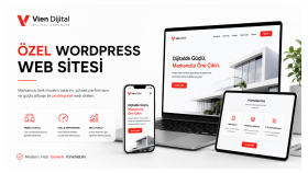 markanıza özel modern WordPress web sitesi geliştiriyorum