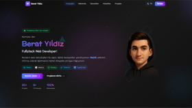 Kişisel Web Sitesi - Modern Frontend & Animasyonlar