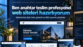 anahtar teslim profesyonel web siteleri hazırlıyorum