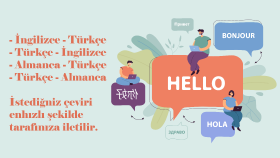 Ben İngilizce - Türkçe çeviri yapabilirim.