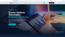 Deafinity Teknoloji web sitesi 