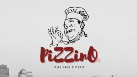 pizzino konsept logo